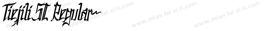Tiejili SC Regular字体转换